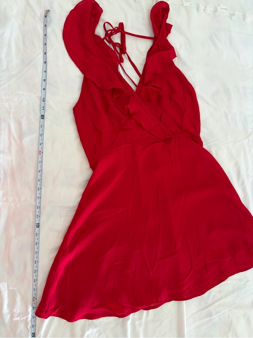 Altar'd State Bright Red Dress